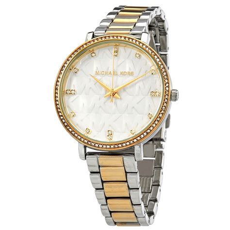 michael kors mk4595|Michael Kors Pyper Quartz Crystal White Dial Ladies Watch .